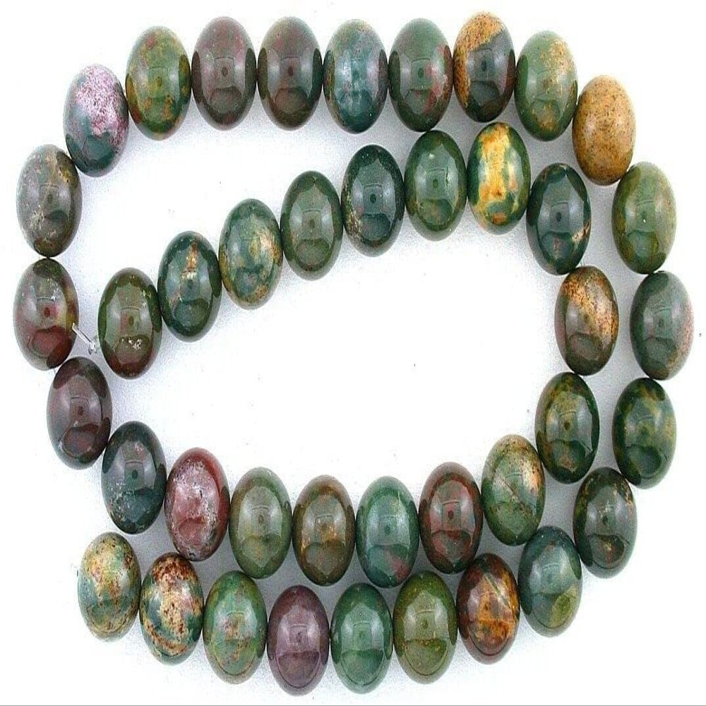 10mm Round AAA Multicolor Jasper Gemstone Gem Stone Bead 15 Inch Strand EBS9291