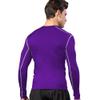 Men's Compression Long Sleeve Shirts, Cool Dry Sport Workout Underwear Shirt Athletic Baselayer Running Gym Tops 2 Pack view 3
