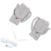 GLEAVI 1set Heated Thermal Gloves for Outdoor Activities Usb Rechargeable Breathable and Warm Hand Warmers for Skiing Riding and Cold Weather Use Holidays view 1