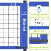 Airist Portable Volleyball Net Set with Height Adjustable Pole and Carrying Bag,Outdoor Volleyball Net for Backyard and Beach (Blue) view 2