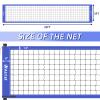 Airist Portable Volleyball Net Set with Height Adjustable Pole and Carrying Bag,Outdoor Volleyball Net for Backyard and Beach (Blue) view 3