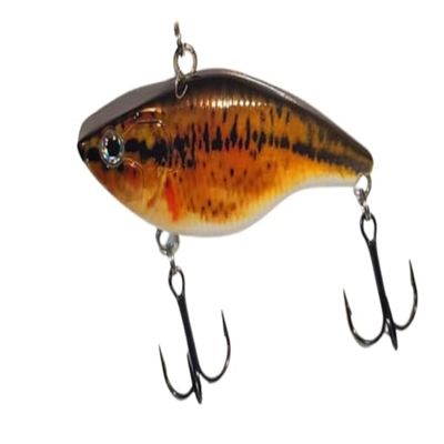 2 3/4" DDT Lipless Crankbait for Bass Fishing Lure Vibe Trap Crank Bait Lifelike Bait Sink (Baby BASS)