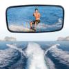 Boat Rear View Mirror 7"x14", Universal Marine Rearview Mirrors, Wide-angle Convex Boat Mirror for Ski Boats Pontoon Boat Water Sport Wakeboarding Surfing with 1/2"-1" Windshield Frames view 1