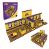 Pro-Lion LSU Tigers Big Locker Room Building Kits - 437 Pieces & Printed Decal Graphics | 3D Bricks Puzzle | Fighting Tigers Football Gifts for Boys, Men & Kids Aged 5+ | Games for Creative Fans view 1