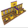Pro-Lion LSU Tigers Big Locker Room Building Kits - 437 Pieces & Printed Decal Graphics | 3D Bricks Puzzle | Fighting Tigers Football Gifts for Boys, Men & Kids Aged 5+ | Games for Creative Fans view 3