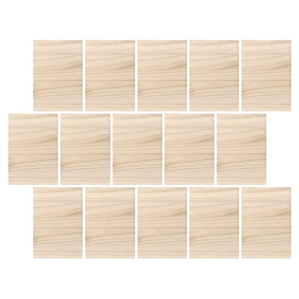 BESPORTBLE 15pcs Taekwondo Performance Breaking Boards Karate Training Wood Variety of Thicknesses for Home Gym Use