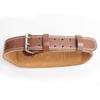 Weight Belts Leather Weightlifting Belt Men's Gym Weight Belt Lumbar Back Support Heavy Exercise Training Strength Training (Color : brown, Size : X-Large) view 3