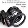 5 Pin Bow Sight, Adjustable Fiber Archery Sight, Support 4 Directions Fine Tuning Scale Clear for Right and Left Handed Mountable Lenses Peep Sight view 3