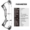 ZSHJGJR Compound Bow Kit, Hunting and Target, Limb Made in USA,BCY String; Draw Weight 19-70 lbs, Draw Length 19-30",up to IBO 320FPS Speed, Package with Archery Hunting Accessories (matt Black) view 3