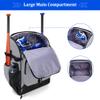 GOBUROS Baseball Backpack Holds Up to 4 Bats, Softball Bat Bag with Separate Shoe Space and Multiple Pockets for Essentials view 2