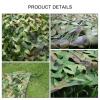 Pxzybd Camouflage Netting Military, Camo Netting Woodland, Hunting, Camping, Army Decorative, Hide, Garden Pergola Patio Shade Net, Car Cover, Sunscreen Camouflage Net,Jungle-2x8m(6.6 * 26.2ft) view 2