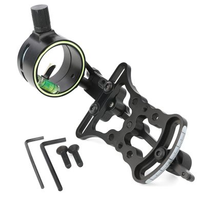 Limaity Single Pin Bow Sight Compound Bow Sights with 4x6 Lens for Archery Hunting