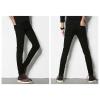 Men's Jeans Slim Stretch Pants Classic Stretch Jeans Skinny Denim Pants Slim Fit Boot Cut Straight Leg Jean (Black,27) view 2