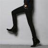 Men's Jeans Slim Stretch Pants Classic Stretch Jeans Skinny Denim Pants Slim Fit Boot Cut Straight Leg Jean (Black,27) view 3
