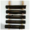 LXLZYXSF Foam Roller Storage Organizer Yoga Mat Rack, Wood Shelf - 6/9 Layers, Wall Mount Exercise Mats Holder, Gym Studio Office Home (Size : 6 Tiers 105cm/41.3") view 1