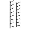 LXLZYXSF Black Metal Foam Roller Holder 2 4 6 8 Tiers Yoga Mat Rack Wall-Mount Organizer, Commercial/Home Workout Mats Shelf, Gym Office Studio (Size : 140cm/55in) view 1