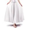 OCHENTA Women's Casual Cotton Long Maxi Skirt Flowy Boho for Summer Beach Goth Fairy Weekend Skirts White 105CM,Large view 1