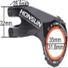 ZECHAO Mountain Road Bike Stem 17 Degree,Bike Stem 31.8-35mm CNC Ultralight Aolly XC Mountain Handlebar Accessories Bicyclcle Bike Stem (Color : Blue, Size : 35MM/31.8MM) view 3