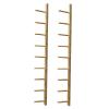 LXLZYXSF Solid Wood Yoga Mats Rack Foam Roller Organizer Wall-Mount, Workout Mats Storage Holder for Gym Office, Commercial or Home Use (Size : 9 Layers 156cm/61.4in) view 1
