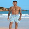 APTRO Men's Swim Trunks with Compression Liner 5.5" Bathing Suit Beach Swimsuits #209 Flamingo L view 3