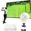 amazgolf Golf Simulator Impact Screen118 * 78 98 * 98 118 * 118 118 * 138 for Golf Training, Indoor Golf Simulators, Washable Golf Impact Screen for Golf Practice (98 * 98inch) view 1