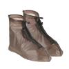 PATIKIL XL Waterproof Shoe Cover, 1 Pair PVC Reusable Non-Slip Overshoes Rain Shoe Covers Galoshes Snow Boot Protector with Zipper for Men Women Rainy Outdoor, Brown view 4