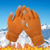 SKYPIG Warm Gloves in WinterPhone and Creative and Mobile Women's Printing Snowflake Gloves Knitted Gloves Mittens for Women Cold Weather Heated (Color : 2-b, Size : One Size) view 2