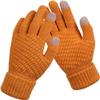 SKYPIG Warm Gloves in WinterPhone and Creative and Mobile Women's Printing Snowflake Gloves Knitted Gloves Mittens for Women Cold Weather Heated (Color : 2-b, Size : One Size) view 3