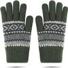 SKYPIG Women Autumn and Winter Fashion Simple Solid Color Edge Warm Gloves Women Gloves Mitten (Color : A#5, Size : 15-55) view 2