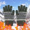 SKYPIG Women Autumn and Winter Fashion Simple Solid Color Edge Warm Gloves Women Gloves Mitten (Color : A#5, Size : 15-55) view 4