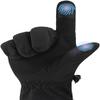 SKYPIG Women's Winter Imitation Leather Gloves Plush Gloves Bowknot Warm PU Gloves Mittens for Women Cold Weather Heated (Color : C-Black, Size : One Size) view 3