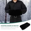 NOLITOY Heated Hand Black Hand Warmers Muffs for Hands Neck Warmer Scarf Cold Weather Quarterback Hand Warmer Pouch Fur for Women Faux Rabbit Fur Blanket Miss Warm Hands Accessories view 4
