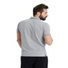 ARENA Unisex Team Solid Polo T-Shirt Short Sleeve Cotton Active Tee Regular Fit Athletic Top Gym Exercise Swimmers Training, Gray, Small view 2