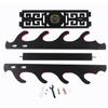 GUIIYLGG Sword Holder Katana Wall Mount - 4-Tier Tai Chi icon Velvet Padded Katana Holder Samurai Sword Display Rack Wand Lightsabe Wakizashi Sword Stand Display Hanger view 3
