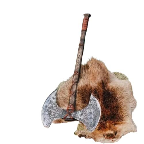 AMR23 - Large Norse Axe, Double Blade Axe, Double Head Viking Axe Large Vikings Axe Gift