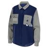 WEAR by Erin Andrews Women's Navy Dallas Cowboys Button-Up Shirt Jacket view 2