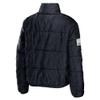 WEAR by Erin Andrews Women's Black New Orleans Saints Puffer Full-Zip Cropped Jacket view 3