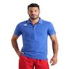 ARENA Unisex Team Solid Polo T-Shirt Short Sleeve Cotton Active Tee Regular Fit Athletic Top Gym Exercise Swimmers Training, Royal, Small view 1