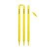Bratla Cricket wickets with bails - Cricket Stumps Made of Wood, Set of 3 Stumps for Cricket with 2 bails, T20 Cricket Wicket, Cricket Stumps (Yellow) view 1