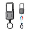Magnetic Retractable Keychain with Gift box, Heavy Duty Carabiner Key chain with 25" Cord, Up to 50 oz Keys and Tools, Gift for Birthdays Christmas Father's Day Valentine's Day view 1