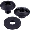 HolsterSmith Holster Attachment Mounting Assembly  (12 Pack) - (1/8 Chicago Slotted Binding Post + 1/8 Truss Head Screw + 1/16 EPDM Washer) - for KYDEX Holster Belt Clips & More view 1