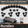 HolsterSmith Holster Attachment Mounting Assembly  (12 Pack) - (1/8 Chicago Slotted Binding Post + 1/8 Truss Head Screw + 1/16 EPDM Washer) - for KYDEX Holster Belt Clips & More view 2
