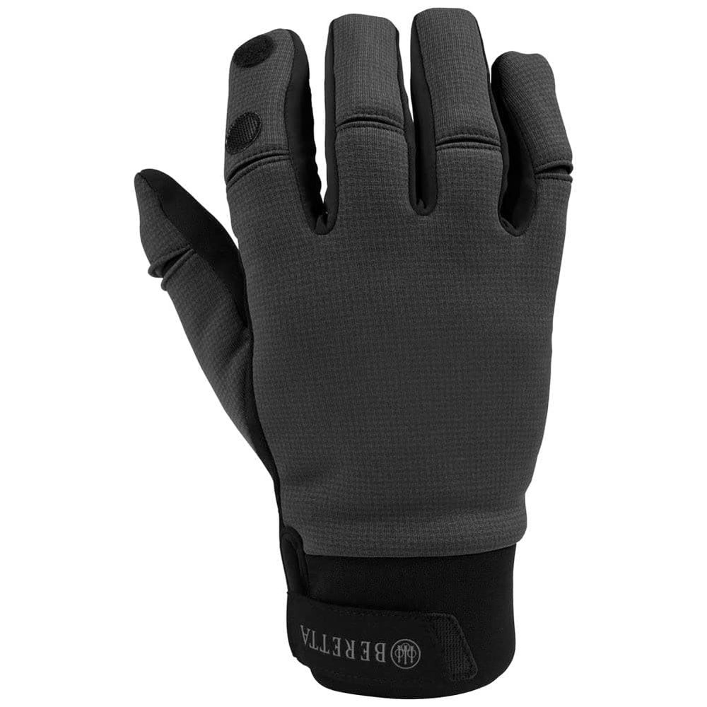 Beretta Men's Big Game Upland Waterfowl Hunting Polartec Touch Screen Anti Slip Watershield Gloves, Peat, X-Large