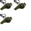 Magik 3-6 Pcs 3 in1 Whistle Compass Thermometer for Outdoor Emergency Gear Survival (3 Pack) view 1