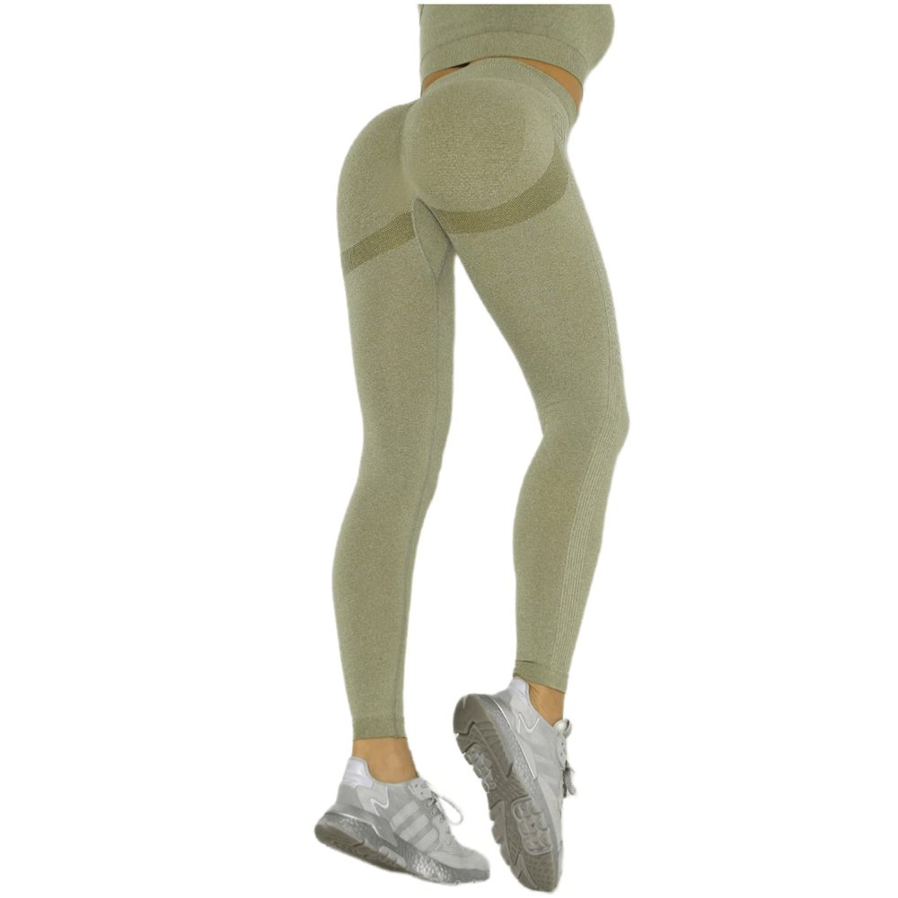 Workout Leggings For Women Plus Size 4X Scrunch Butt Lifting Workout Leggings for Women Seamless High Waisted Tummy Control Yoga Pants Gym Compression Tights Green