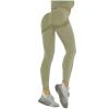 Workout Leggings For Women Plus Size 4X Scrunch Butt Lifting Workout Leggings for Women Seamless High Waisted Tummy Control Yoga Pants Gym Compression Tights Green view 1