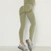 Workout Leggings For Women Plus Size 4X Scrunch Butt Lifting Workout Leggings for Women Seamless High Waisted Tummy Control Yoga Pants Gym Compression Tights Green view 2