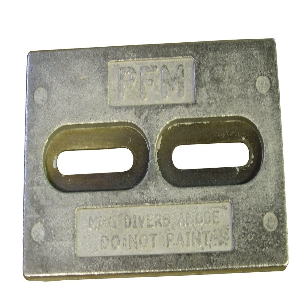 US Marine Products LLC TEC Divers S Mini Dream Hull ZINC Anode 6 in. x 4 in