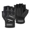 MudGear Gloves - Durable Fingerless Workout Gloves with Wrist Support for Obstacle Races and Fitness Training, Improves Grip, Protects Hands, Boosts Performance, Medium, Black view 1