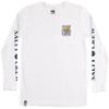 Salty Crew Big Boys' Ink Slinger LS Surf Shirt - White - S view 1